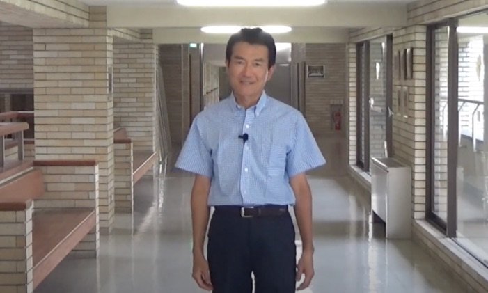 川並校長による学校紹介