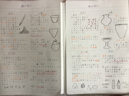 ノートまとめ 縄文時代と弥生時代 Veritasブログ 光英veritas中学校 高等学校